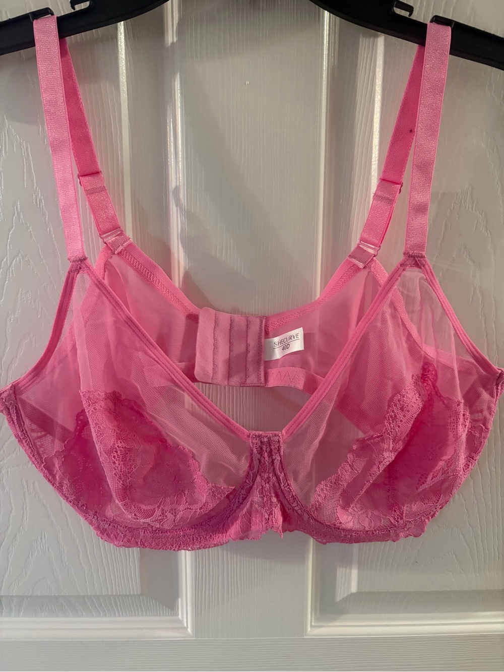 Sheer Pink Lace Underwire Bra - Women Intimates & Sleepwear